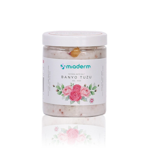 Miaderm Gül Yağlı Doğal Banyo Tuzu 300gr - Miaderm