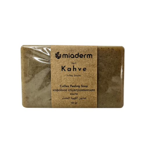 Miaderm Kahve Özlü Arındırıcı ve Peeling Etkili Cilt Bakım Sabunu 125gr - Miaderm