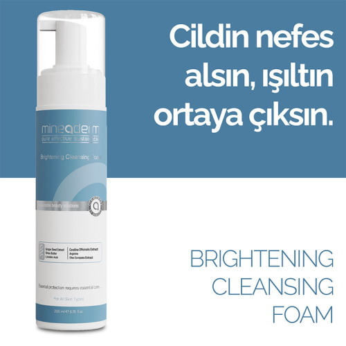 Mineaderm Brightening Cleansing Foam 200 ml - 3