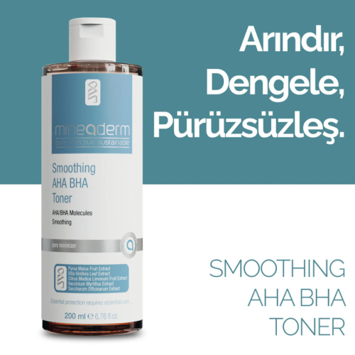 Mineaderm Smoothing AHA BHA Toner 200 ml - 3