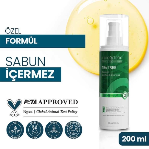 Mineaderm Tea Tree Face Wash 200 ml - 6