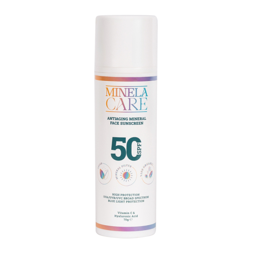 Minela Care Anti-Aging Organik Mineral Filtreli Yüz Güneş Kremi SPF50+ 70 gr - 5