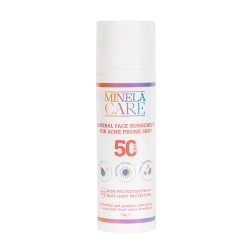 Minela Care Düzensiz Ciltler İçin Organik Mineral Filtreli Güneş Kremi Spf50 70 gr - 1