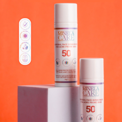 Minela Care Düzensiz Ciltler İçin Organik Mineral Filtreli Güneş Kremi Spf50 70 gr - 3