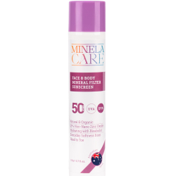Minela Care Organik Mineral Filtreli Spf50+ Yüz ve Vücut Güneş Kremi 110 gr - 1