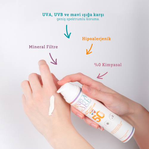 Minela Care Spf 50 Bebek ve Çocuk Güneş Kremi 110 gr - 5