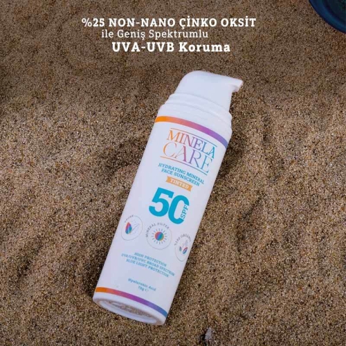 ​Minela Care Spf 50 Renkli Nemlendirici Yüz Güneş Kremi 70 gr - 9