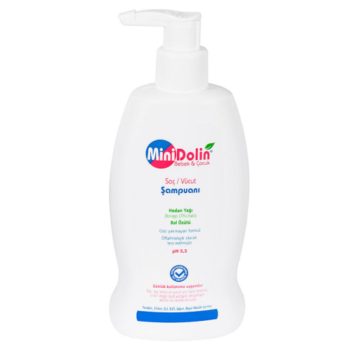Minidolin Bebek ve Çocuk Saç Vücut Şampuanı 250ml - Dermadolin