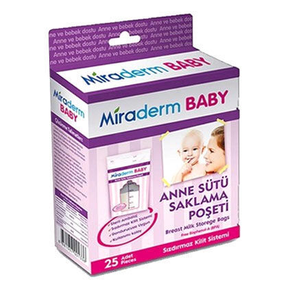 Miraderm Baby Anne Sütü Saklama Poşeti - Miraderm