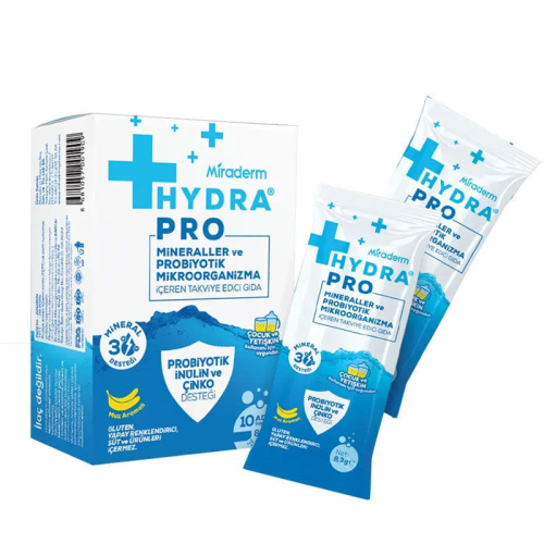 Miraderm Hydra Pro Mineral ve Probiyotik 10 Saşe Form - Miraderm