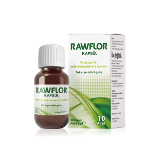 Miraderm Rawflor Probiyotik 10 Kapsül - Miraderm