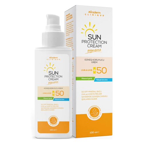Miraderm Sun Pigmenta Güneş Koruyucu Spf 50 Krem 100 ml - Miraderm