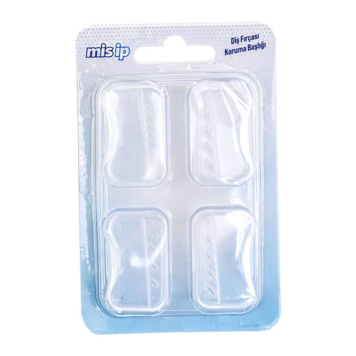 Mis İp Diş Fırçası Koruma Başlığı - 4 ADET - Mis İp
