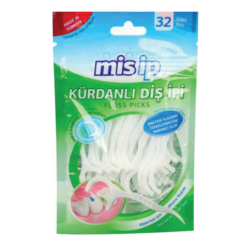 Mis İp Kürdanlı Diş İpi 32 Adet - 2