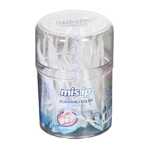 Mis İp Kürdanlı Diş İpi 50 Adet - Mis İp