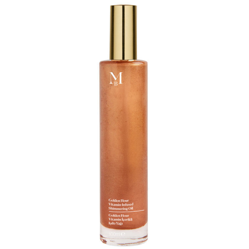 Misbahçe Golden Hour Vitamin İçerikli Işıltılı Saç ve Vücut Yağı 100 ml - Misbahçe