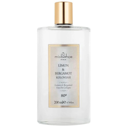 Misbahçe Limon ve Bergamot Kolonyası 200 ml - Misbahçe