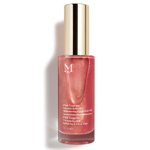 Misbahçe Pink Tangerine Vitamin İçerikli Işıltılı Saç ve Vücut Yağı 30 ml - Misbahçe