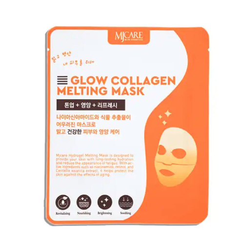 Mjcare Glow Collagen Melting Mask - Hydrojel Şeffaflaşan Eriyen Maske 39 gr - 1
