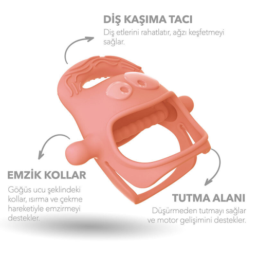 MOCHi - Diş Kaşıyıcı - Somon - 2