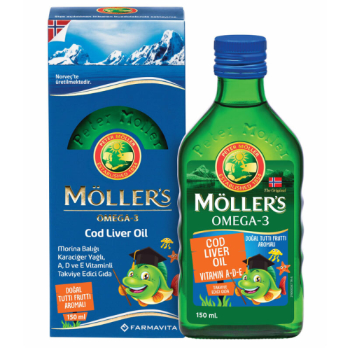 Möllers Omega-3 Balık Yağı Sıvı Formu 150 ml - Möllers