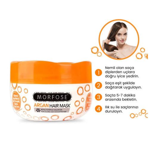 Morfose Argan Hair Mask 500 ml - 3