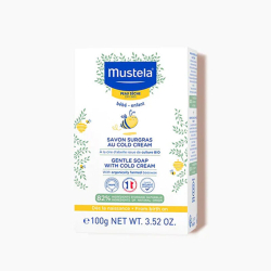 Mustela Cold Cream İçeren Temizleyici Sabun 100 gr - 3