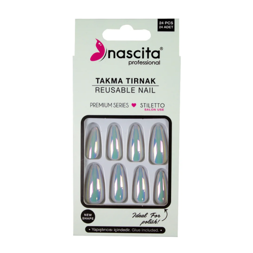 Nascita 24lü Takma Tırnak Hologram - 197 - Nascita
