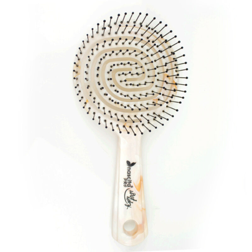 Nascita 3 Boyutlu Yuvarlak Saç Fırçası - Beyaz - Nascita