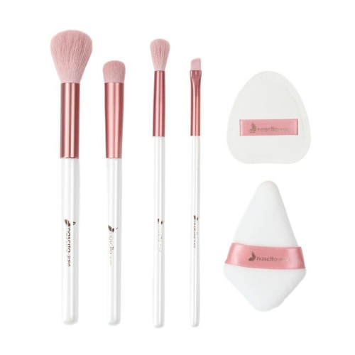 Nascita 4lü Makyaj Fırçası ve 2li Puf Seti - 161 - 2