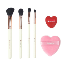 Nascita 4lü Makyaj Fırçası ve 2li Puf Seti 163 - 2