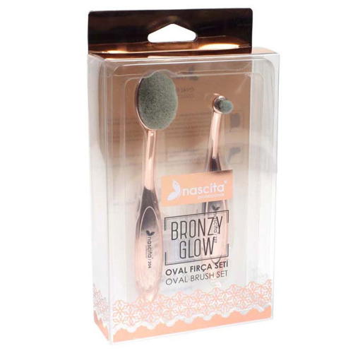 Nascita Bronzy Glow Oval Fırça Seti 2'li - Nascita