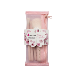 Nascita Flowers Collection 4 lü Makyaj Fırça Seti Pembe - 1