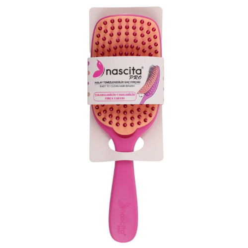 Nascita Kolay Temizlenebilir Saç Fırçası Pembe 68 - Nascita