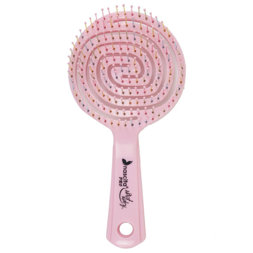 Nascita Pro 3D Flexi Kontrol Açma Tarama Saç Fırçası Pembe - 1