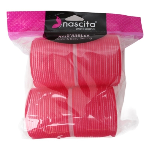 Nascita Professional Cırtlı Bigudi Pembe 4 adet 7,5 cm - NAscita