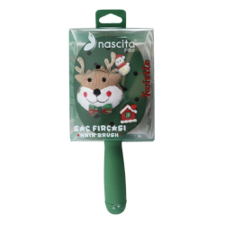 Nascita Twistlo Yılbaşı Temalı Saç Fırçası Yeşil 76 - 1