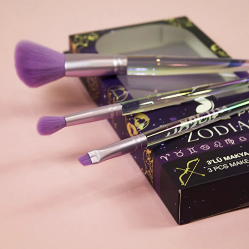 Nascita Zodiac 3 lü Makyaj Fırça Seti - 138 - 3