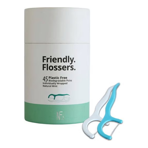 Natural Family CO Friendly Flossers Floss Pick 45 Adet - 2