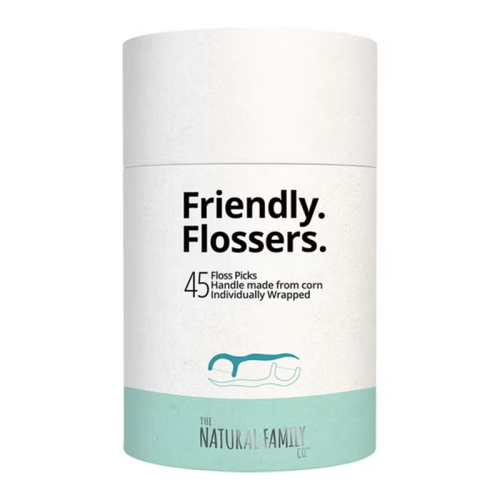 Natural Family CO Friendly Flossers Floss Pick 45 Adet - Jack And Jill Kids