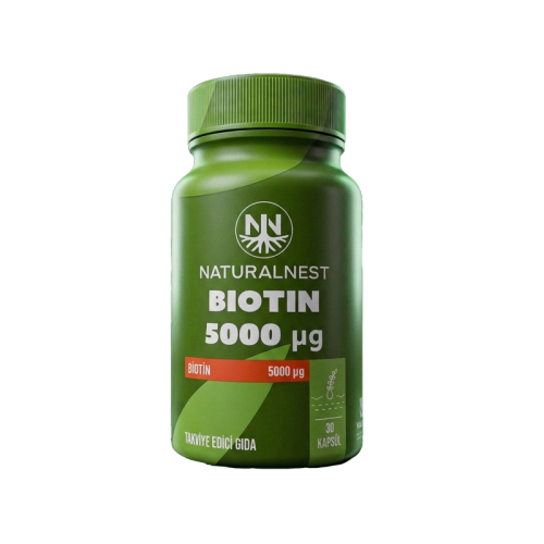 Naturalnest Biotin 5000 uq Takviye Edici Gıda 30 Kapsül - Naturalnest