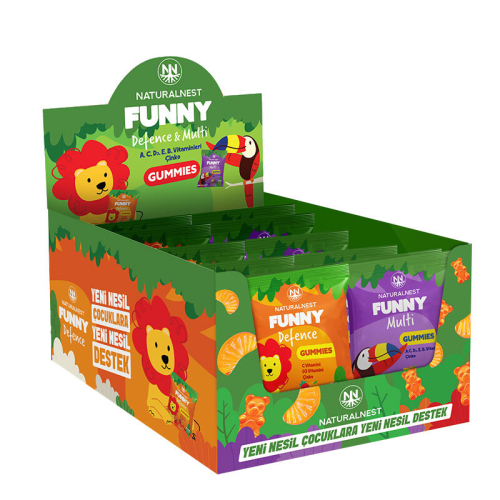 NaturalNest Funny Multi Defence Gummies 36 Adet - Naturalnest