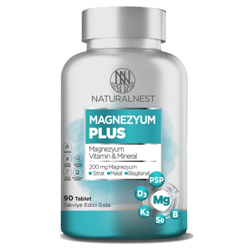 Naturalnest Magnezyum Plus 90 Tablet - 1