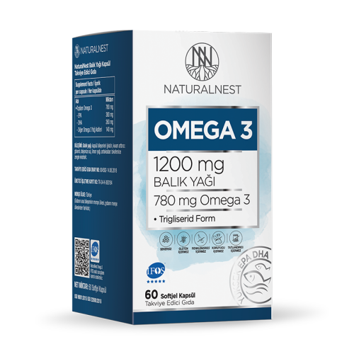 Naturalnest Omega 3 1200 Mg 60 Kapsül - 1