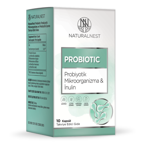 Naturalnest Probiotic Takviye Edici Gıda 10 Kapsül - Naturalnest