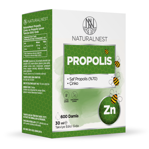 Naturalnest Propolis ve Çinko İçeren Takviye Edici Gıda 30 ml - Naturalnest