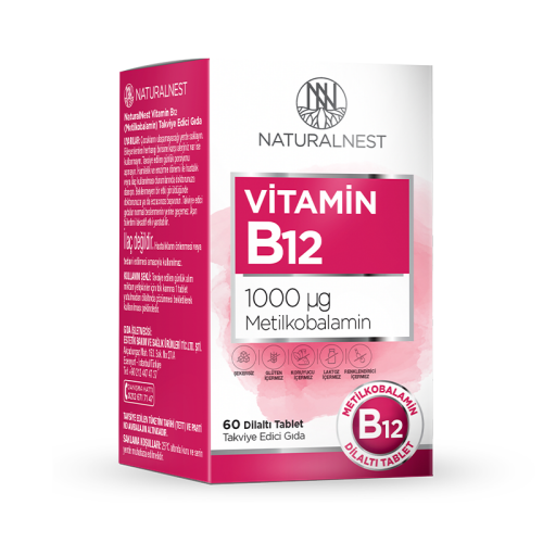 Naturalnest Vitamin B12 60 Dilaltı Tablet - Naturalnest