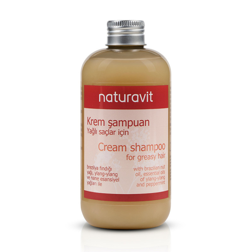 Naturavit Yağlı Saçlar İçin Krem Şampuan 250 ml - Naturavit