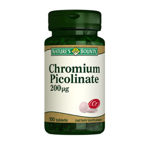 Natures Bounty Chromium Picolinate 200 mcg Takviye Edici Gıda 100 Tablet - Natures Bounty