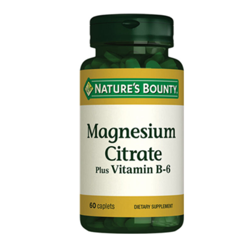 Natures Bounty Magnesium Citrate with Vitamin B6 Takviye Edici Gıda 60 Kaplet - Natures Bounty